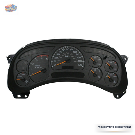 2001–2002 Chevrolet Silverado 2500 Speedometer Head Cluster OEM — view 1