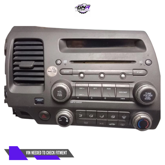2006–2011 Honda Civic AM FM CD MP3 Radio Receiver Assembly OEM — view 1