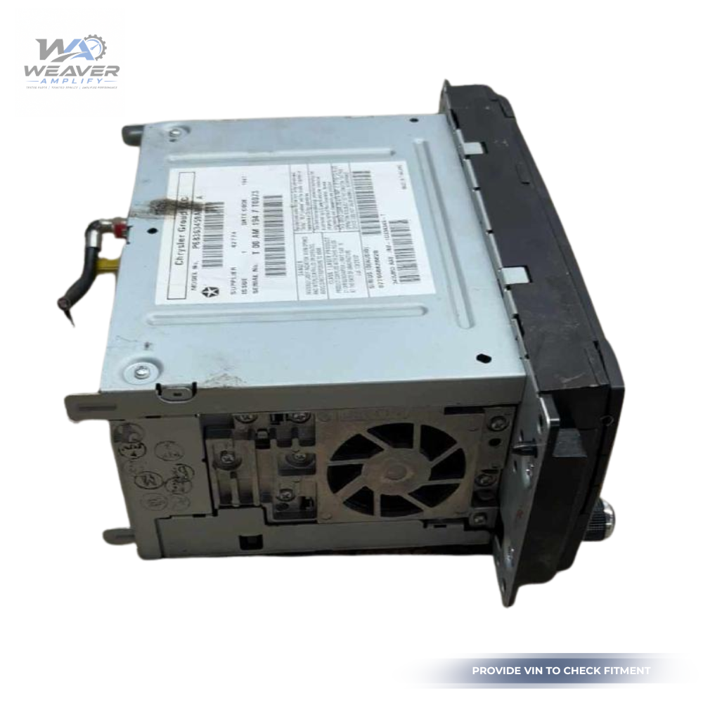 2012–2020 Dodge Caravan AM FM Radio Receiver With Display Screen OEM — view 2