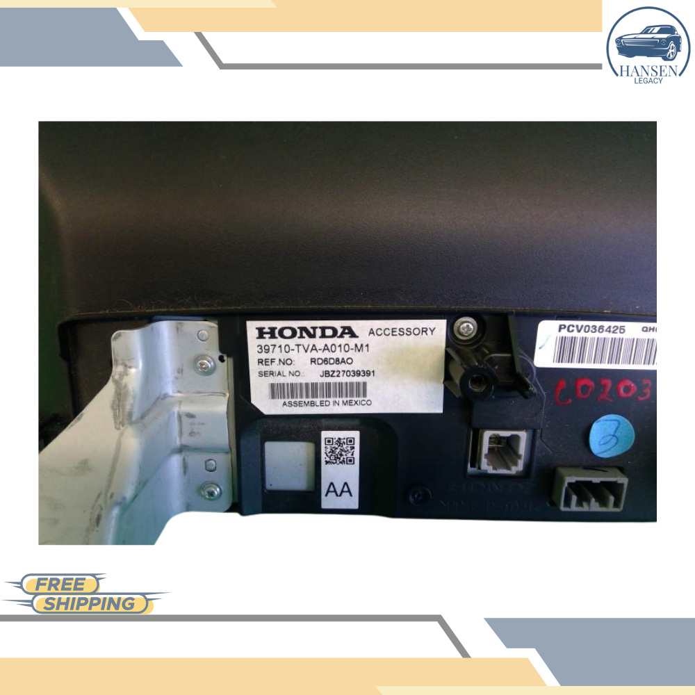 2018–2020 Honda Accord Information Display Screen OEM — view 4