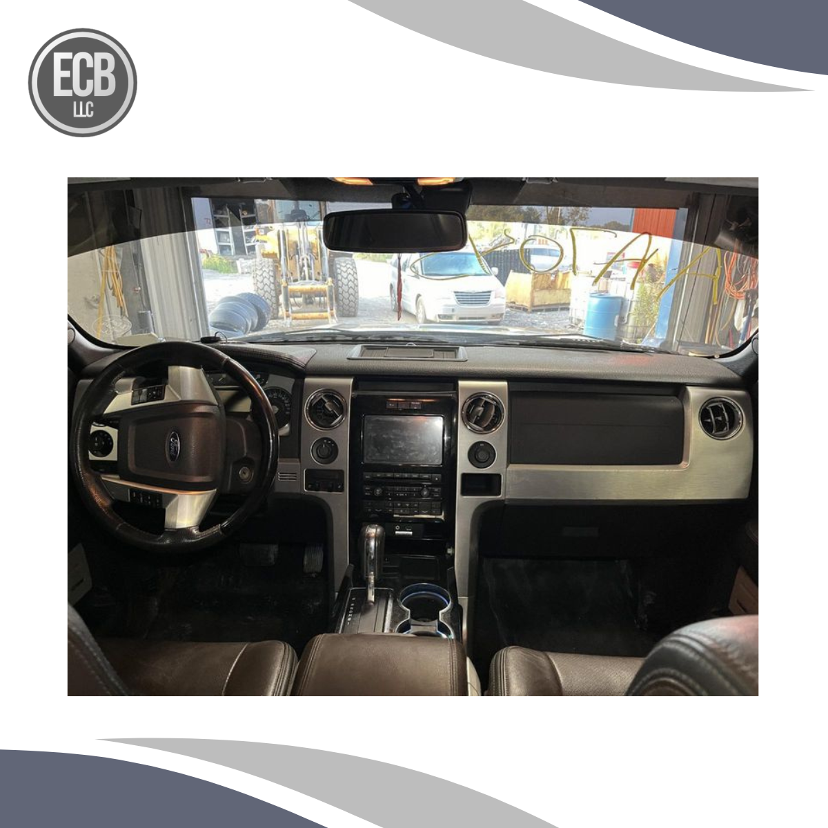 2011–2012 Ford F150 Receiver Control Panel 8" Touchscreen OEM — view 4