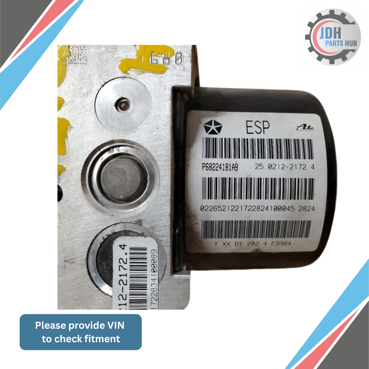 2013–2014 Dodge Charger ABS Anti-Lock Brake Pump Assembly OEM — view 3