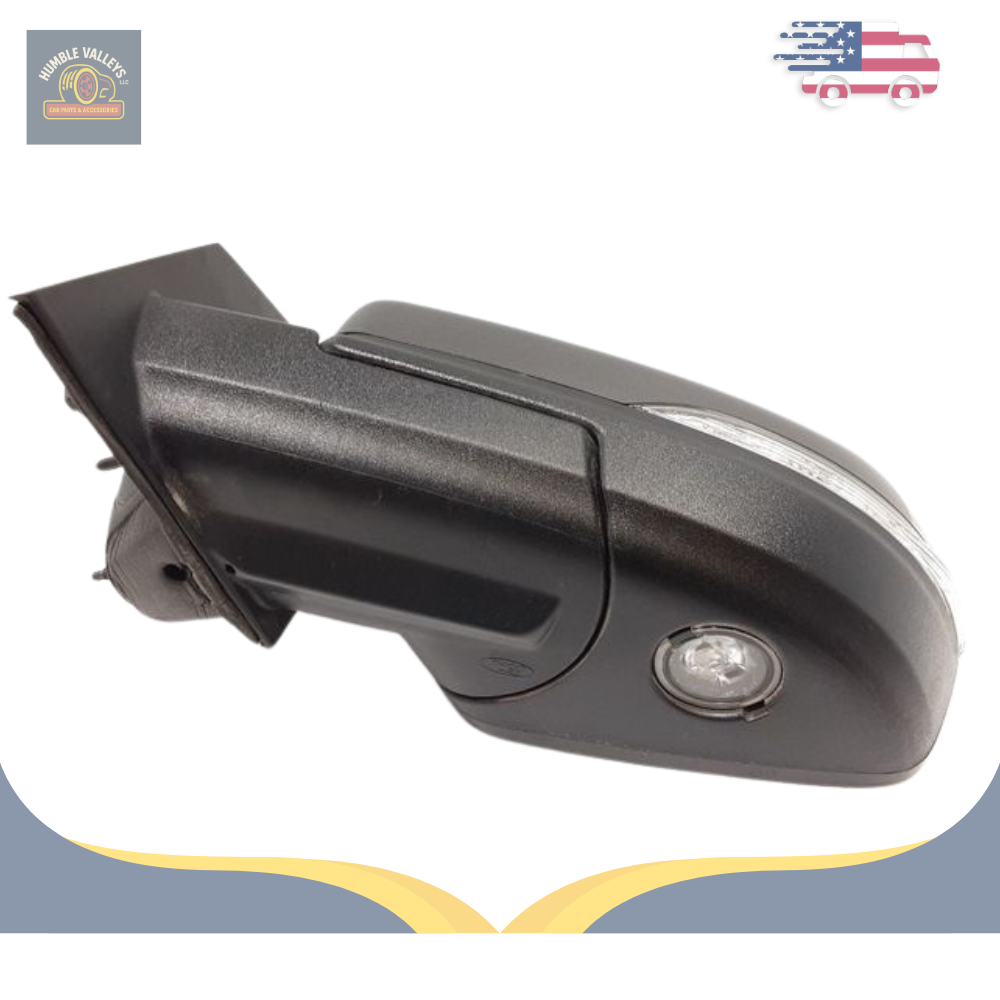 2019–2024 Ford Edge Left Driver Side View Door Mirror with Turn Signal Gray OEM LH — view 2