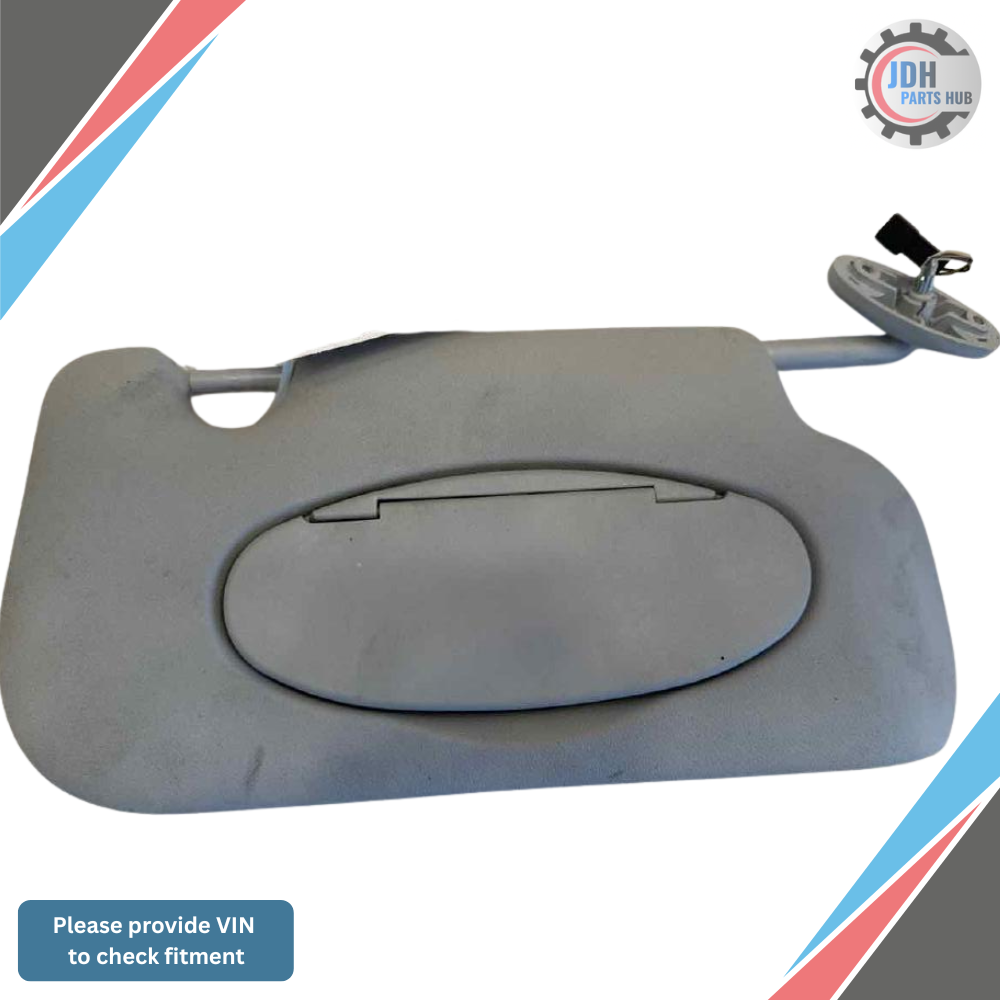 2007–2013 Mini Cooper RH Passenger Sunvisor Sun Visor with Mirror & Light OEM — view 1