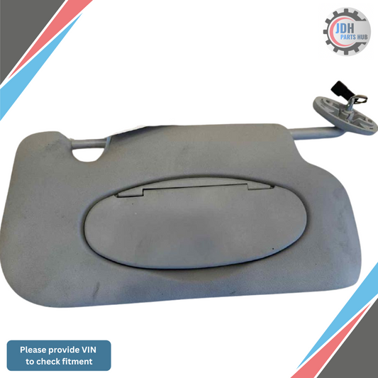 2007–2013 Mini Cooper RH Passenger Sunvisor Sun Visor with Mirror & Light OEM — view 1
