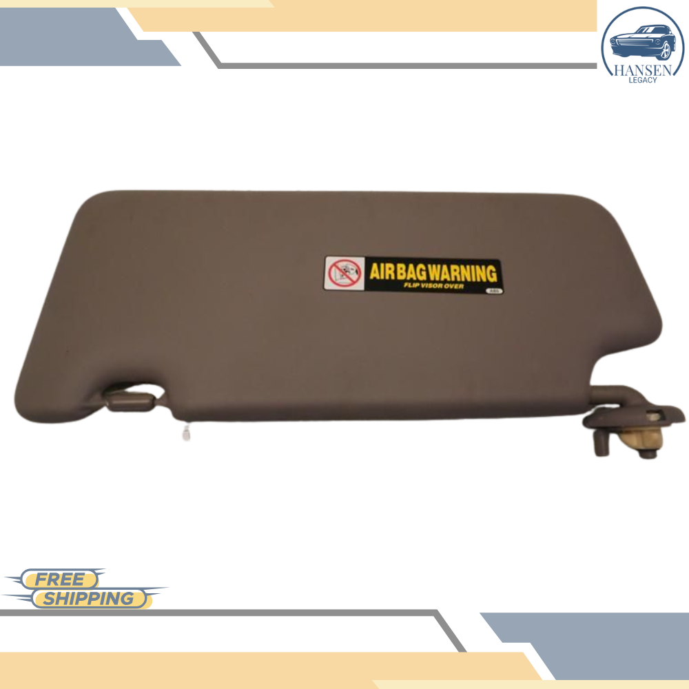2012–2015 Honda Civic RH Passenger Sunvisor Sun Visor with Mirror OEM — view 1