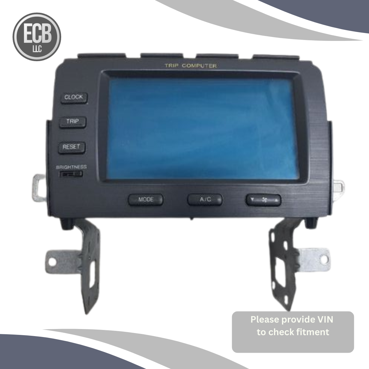 2004–2006 ACURA MDX Trip Computer Display Screen without Navigation OEM — view 1