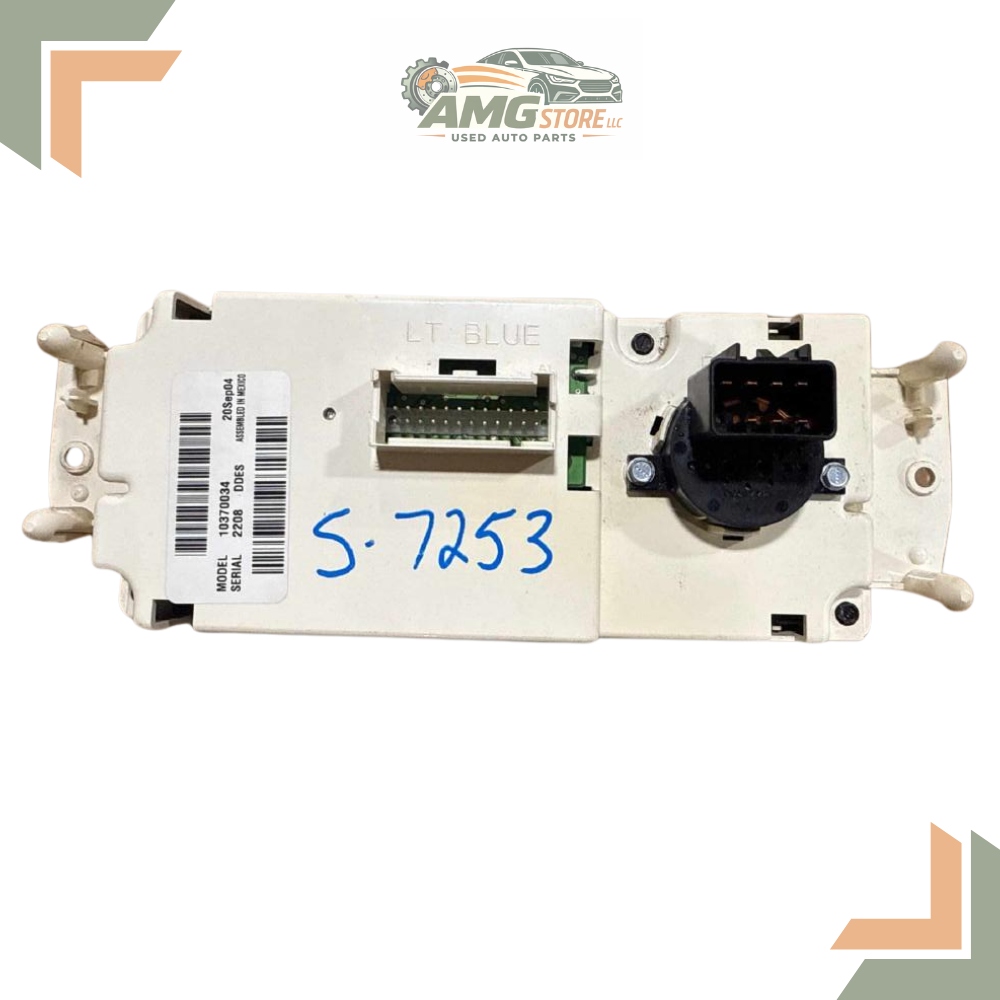2005–2006 Chevrolet Avalanche Manual Climate Heater AC Control OEM — view 3