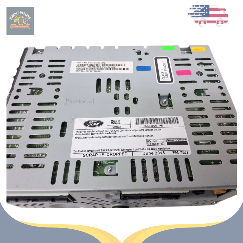 2015–2016 Ford Escape AM FM CD Radio Receiver OEM — view 3
