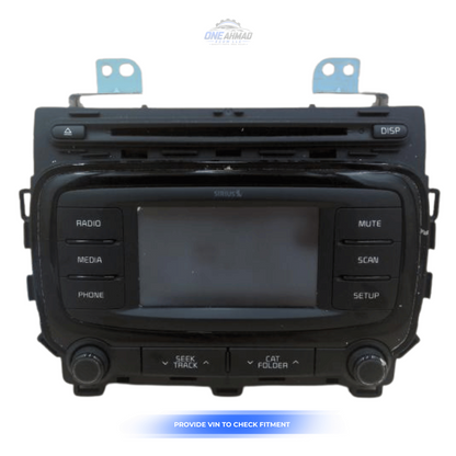 2017–2018 Kia Forte Radio Equiment AM FM without Touch Display Screen OEM — view 1
