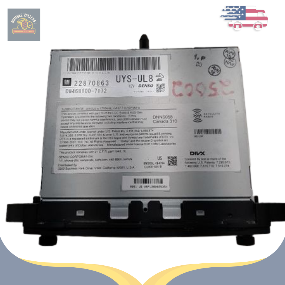 2012–2014 Chevrolet Tahoe Silverado 1500 Radio Receiver Navigation Option UYS OEM — view 5