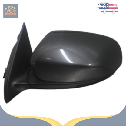 2014–2021 Jeep Cherokee Left Driver Side View Door Mirror Grey OEM — view 1