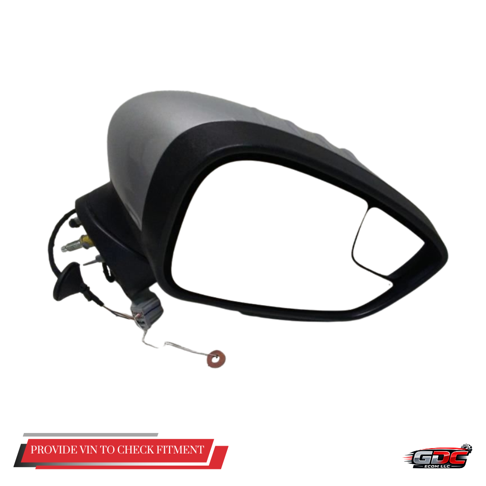 2011–2019 Ford Fiesta Passenger Right Side View Door Mirror Assembly Silver OEM — view 2