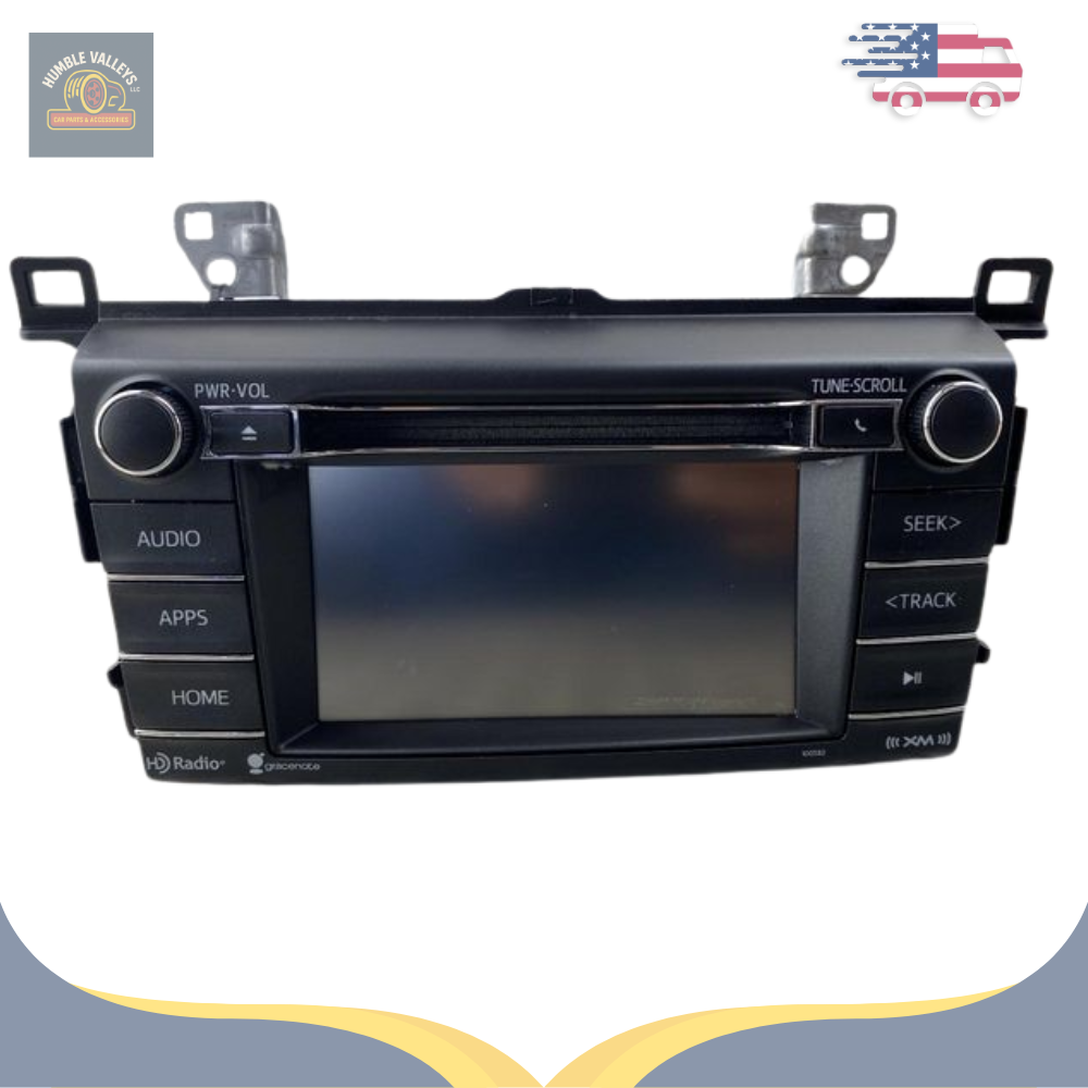 2016–2018 Toyota Rav4 AM FM CD Sirius XM Audio Radio Player Display Screen OEM — view 1