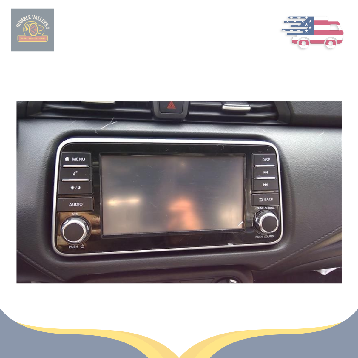 2020–2021 Nissan Versa Audio Radio Stereo Receiver 7" Touch Screen Display OEM — view 1