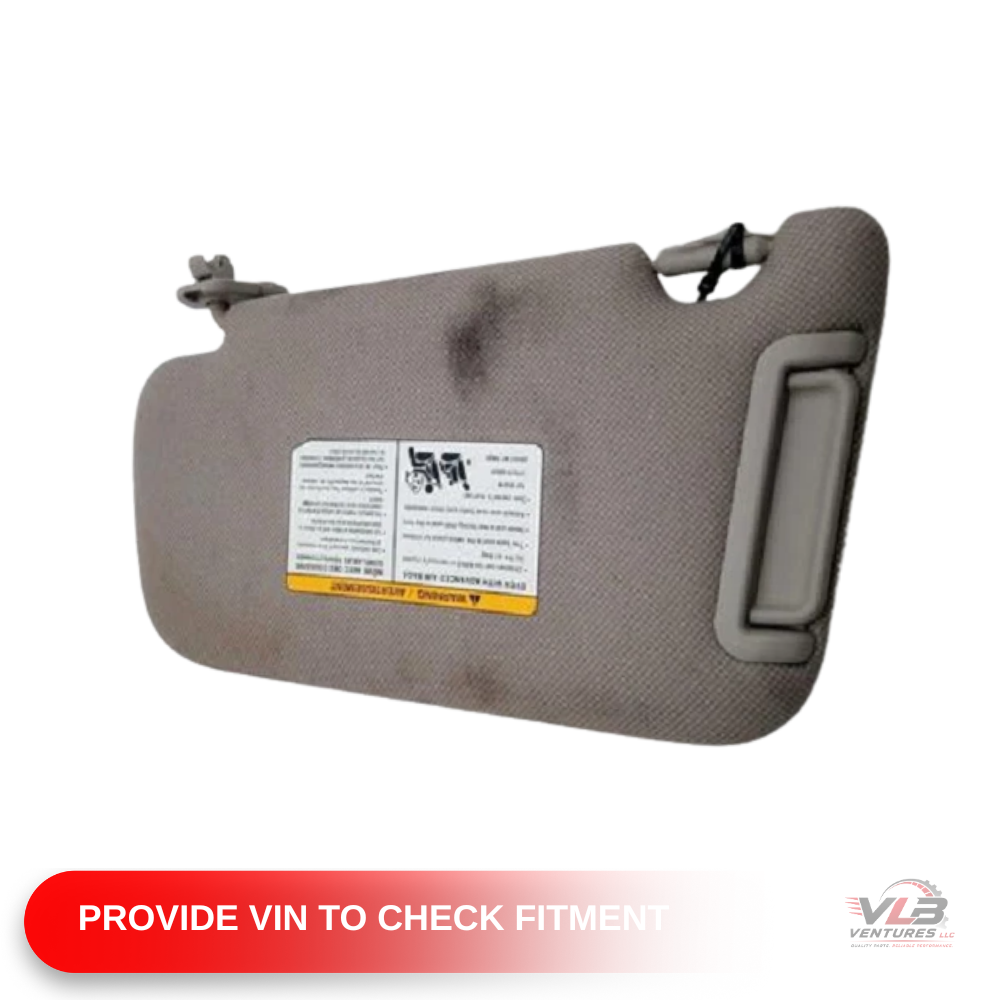2013–2019 Nissan Sentra RH Passenger Sunvisor Sun Visor with Mirror OEM — view 3