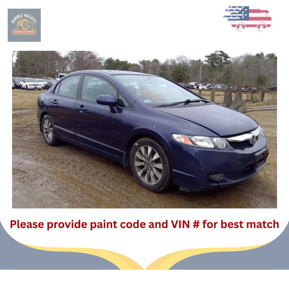 2006–2011 Honda Civic Sedan Right Passenger Side View Door Mirror Dark Blue RH — view 1