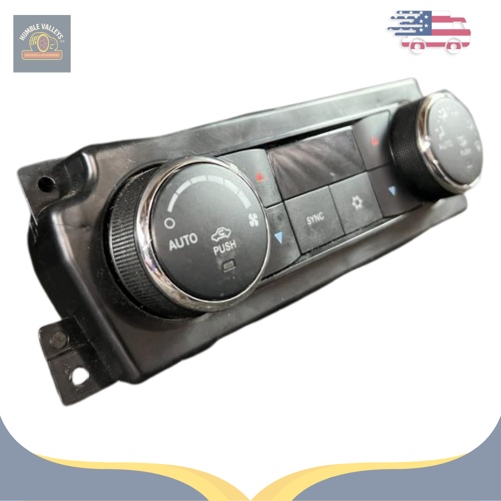 2011–2012 Dodge Ram 1500 Climate Temperature Controls Dual Zone OEM — view 3