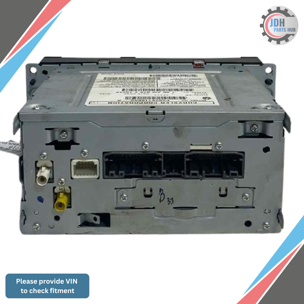 2012 Jeep Liberty AM FM CD AUX DVD Navigation Radio RHB W Satellite OEM — view 3