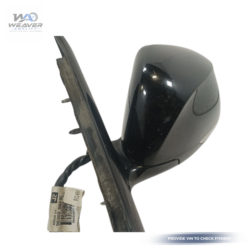2017–2020 Infiniti QX60 Left Driver Side Door Mirror Assembly Black Power Heated — view 4