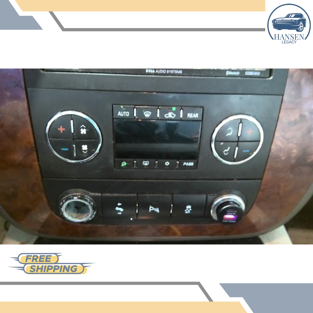 2012–2014 Chevrolet Tahoe A/C AC Heater Climate Temperature Control Option CJ2 — view 1
