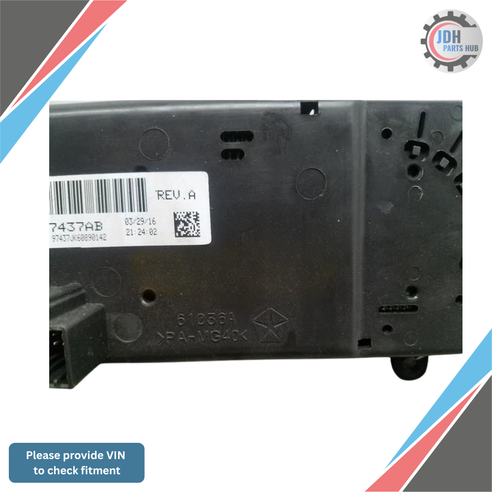 2014–2018 Jeep Wrangler Heater AC Temperature Control OEM — view 4