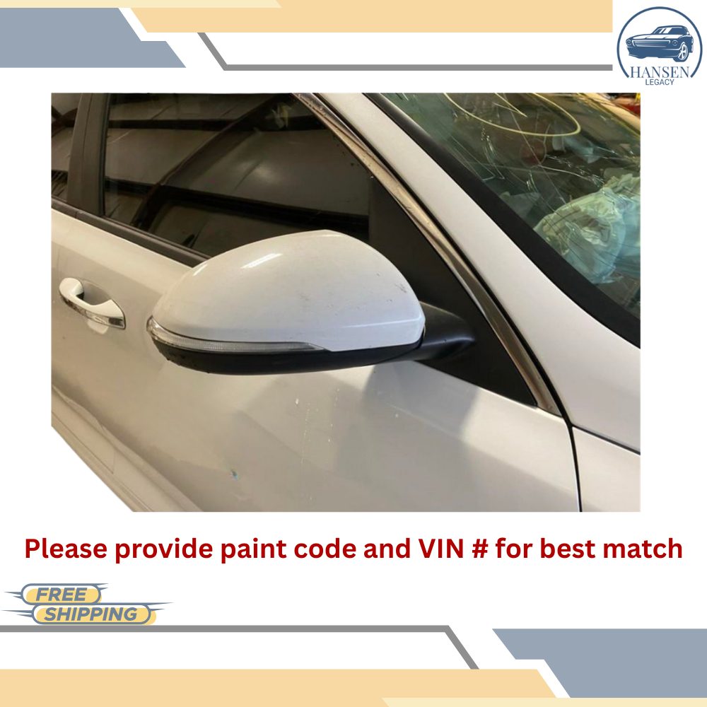 2016–2020 Kia Optima Right Passenger Side View Door Mirror White — view 1