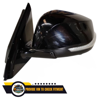 2017–2020 Infiniti QX60 Left Driver Side Door Mirror Assembly Black Power Heated — view 3