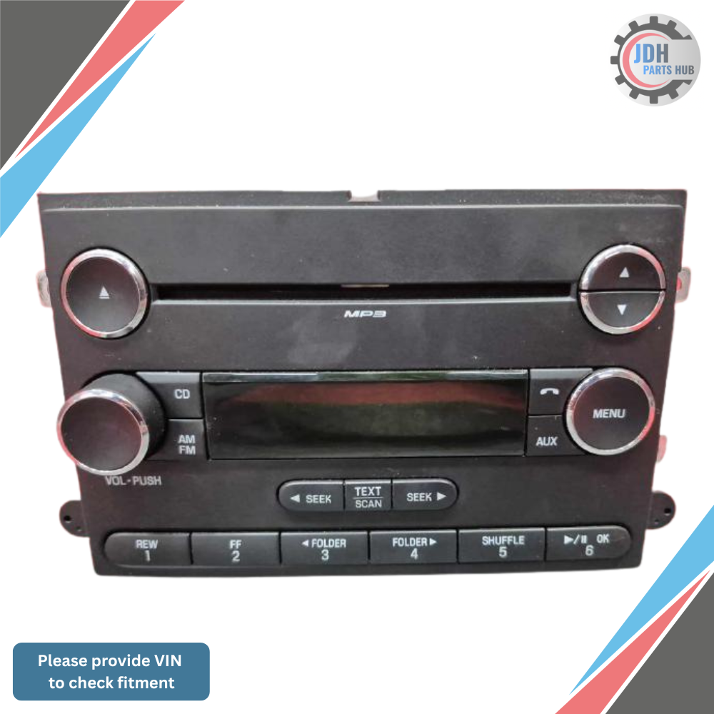 2008–2009 Ford Explorer AM FM CD MP3 Radio Receiver OEM — view 1