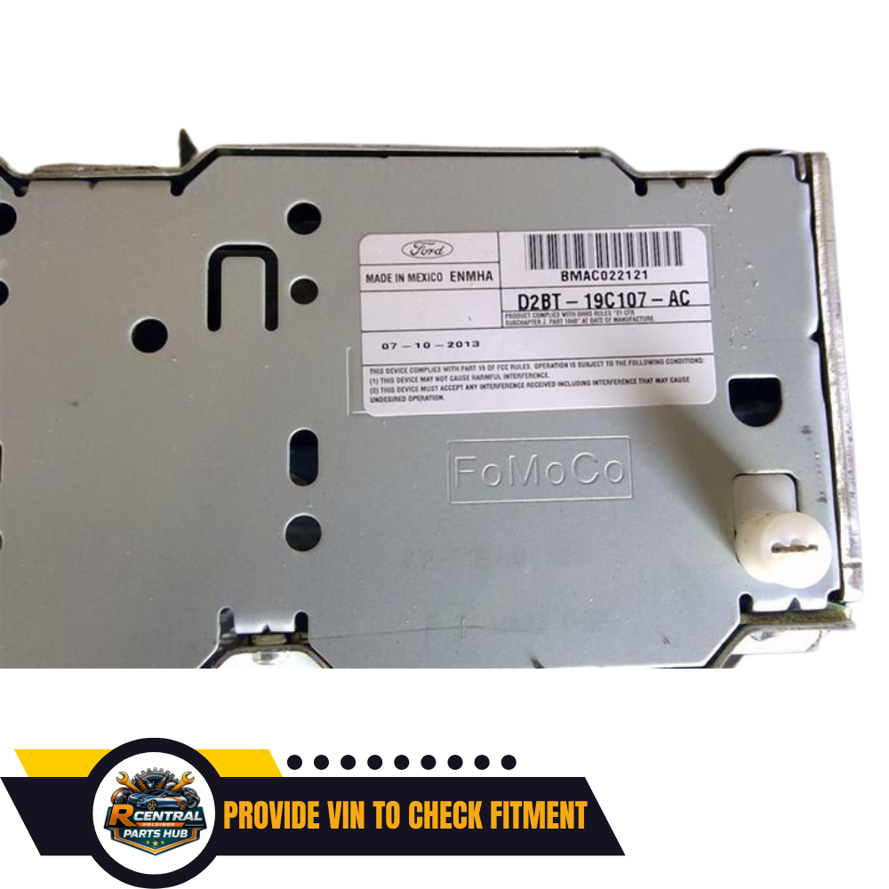 2014–2015 Ford Fiesta AM-FM-CD-MP3, single disc Radio Receiver D2BT-19C107-AB — view 4