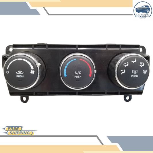 2011–2013 Jeep Wrangler Manual AC Heater Temperature Control OEM — view 1