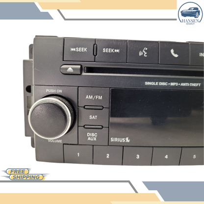 2012–2017 Jeep Patriot AM-FM-CD-MP3 Player Satellite Radio Receiver ID RES OEM — view 5