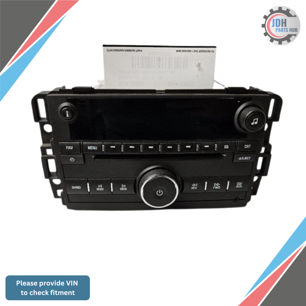 2007–2013 Chevrolet Silverado 1500 CD MP3 Player Radio Receiver OEM — view 1