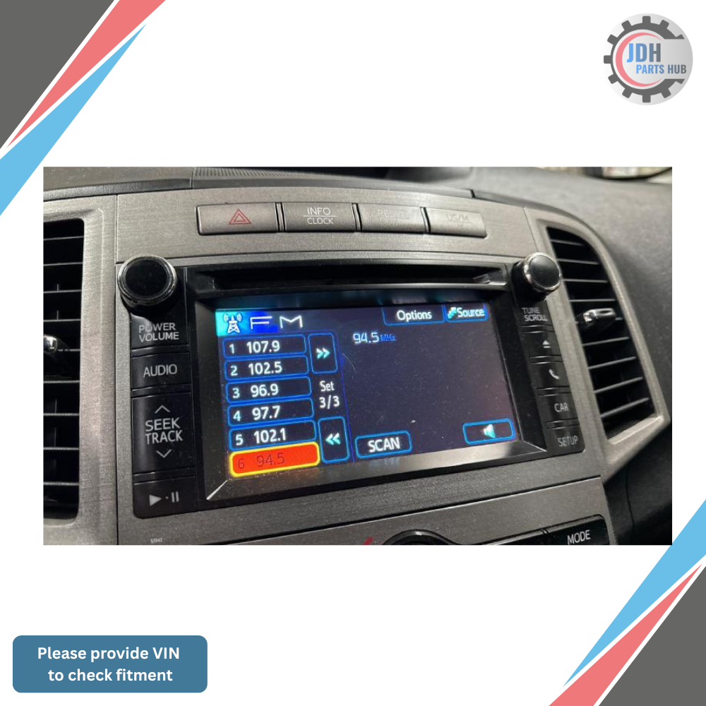2013–2014 Toyota Venza 6.1" Radio Receiver Display Screen OEM — view 1