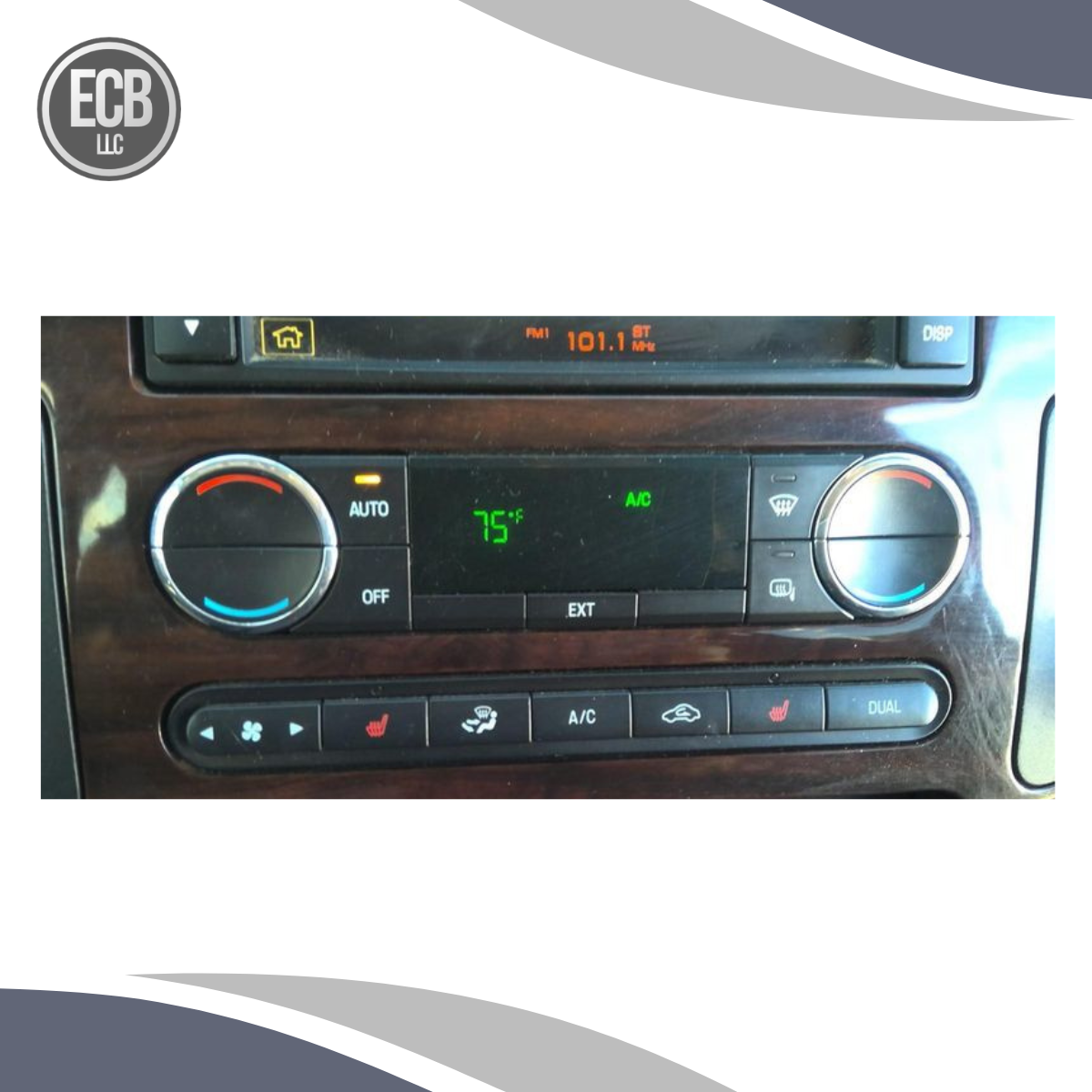 2009–2010 Ford F350 Super Duty AC Heater Temperature Control OEM — view 1