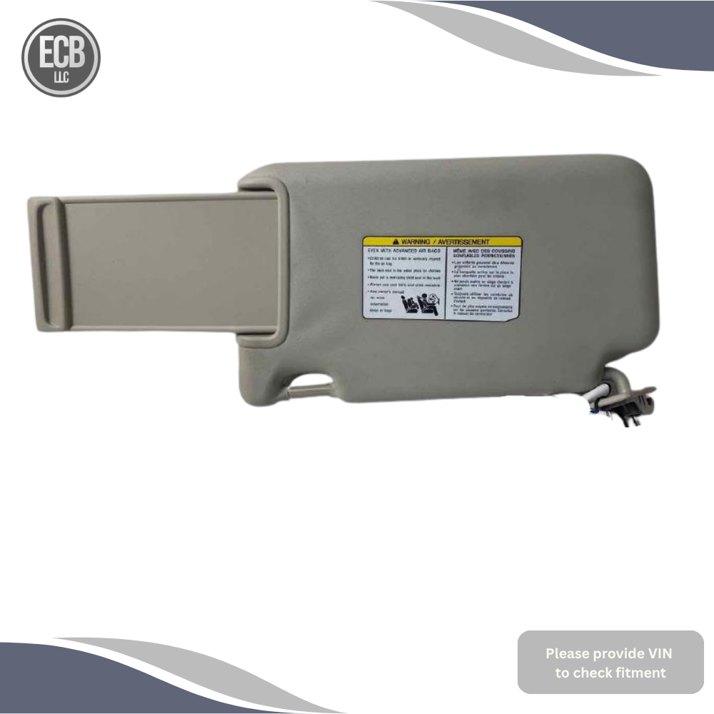 2018–2024 Nissan Kicks Passenger RH Sun Visor OEM — view 2