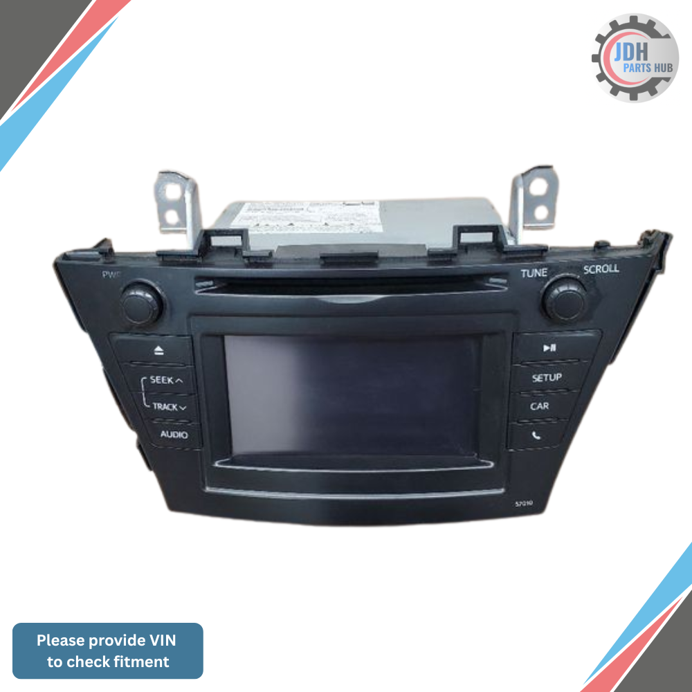 2012–2014 Toyota Prius V Display Screen CD Radio Receiver 57010 OEM — view 1