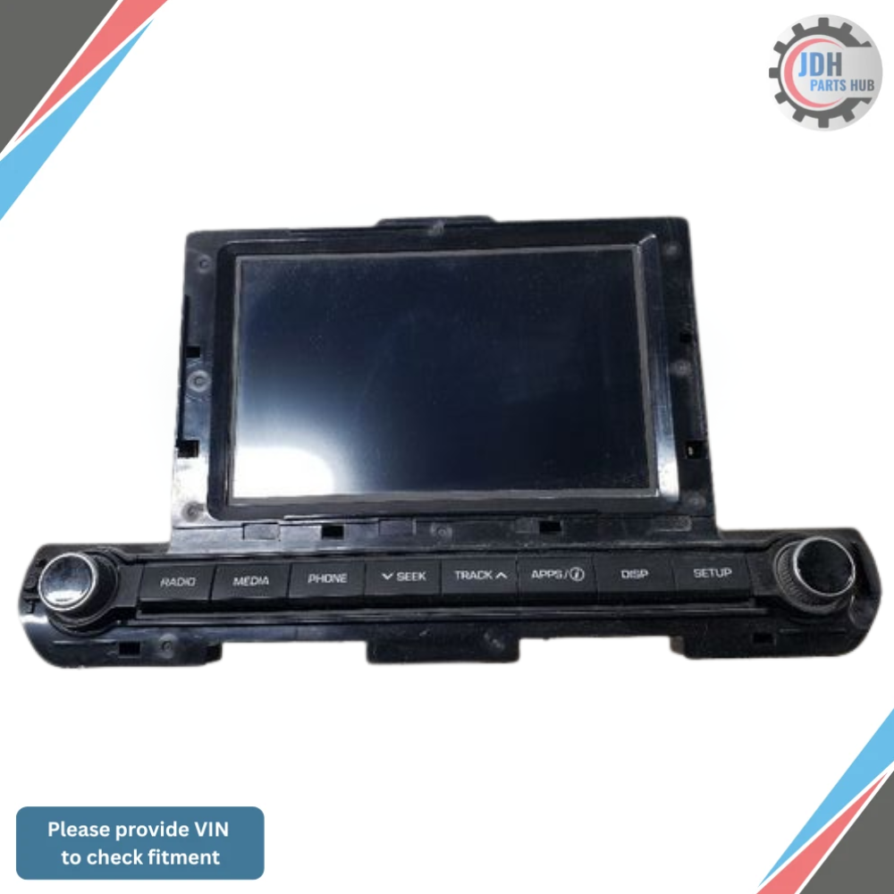 2017–2019 Hyundai Elantra AM FM Radio Receiver with Display Screen OEM — view 1