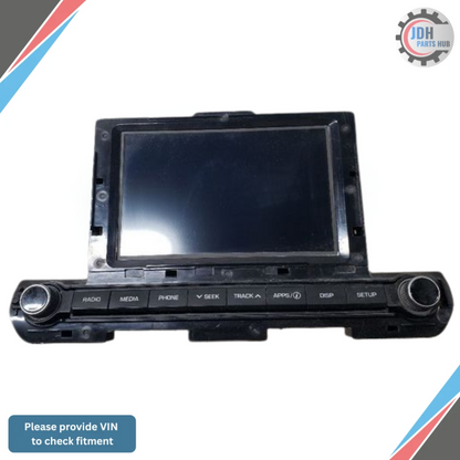 2017–2019 Hyundai Elantra AM FM Radio Receiver with Display Screen OEM — view 1