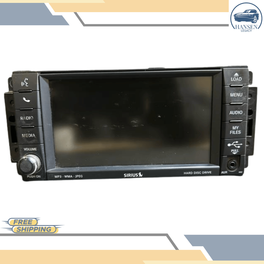 2010–2012 Dodge Ram 2500 3500 Radio AM FM DVD Player Radio Receiver ID RBZ — view 1