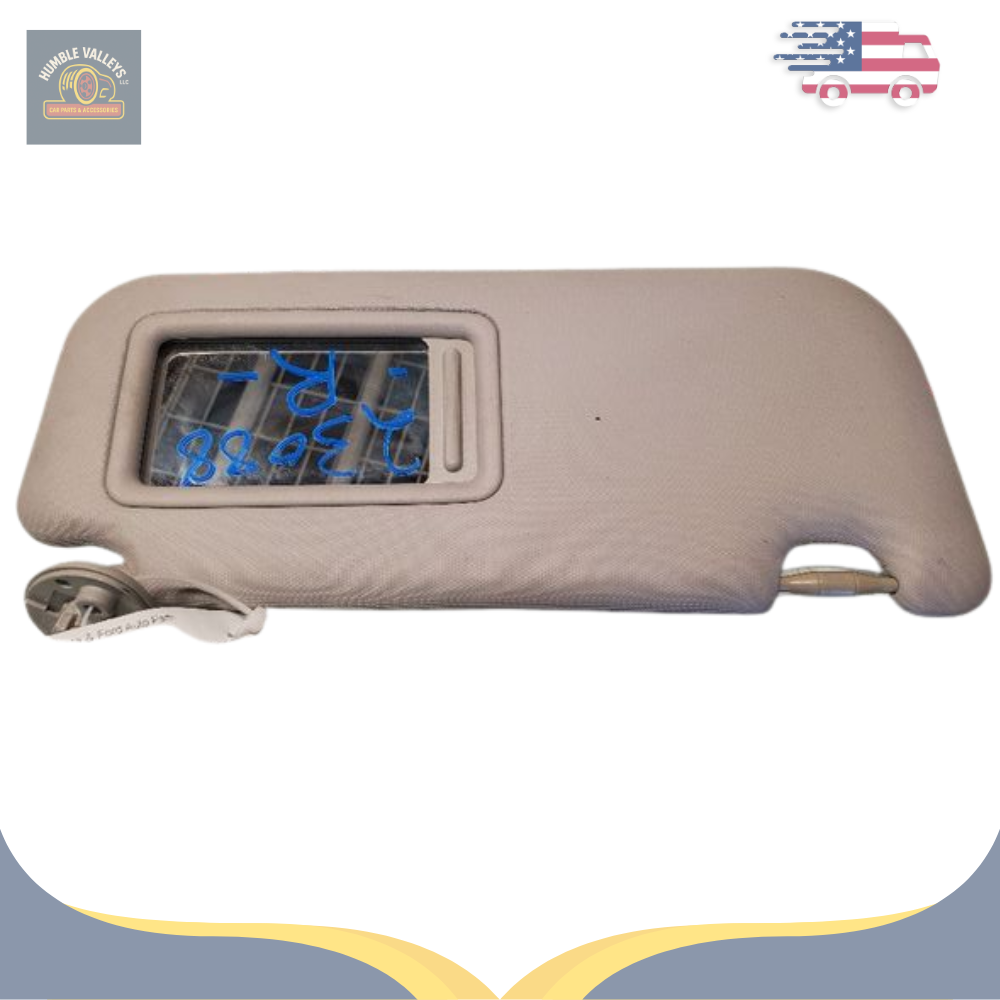 2014–2016 Toyota Corolla RH Passenger Sunvisor Sun Visor with Mirror OEM — view 3
