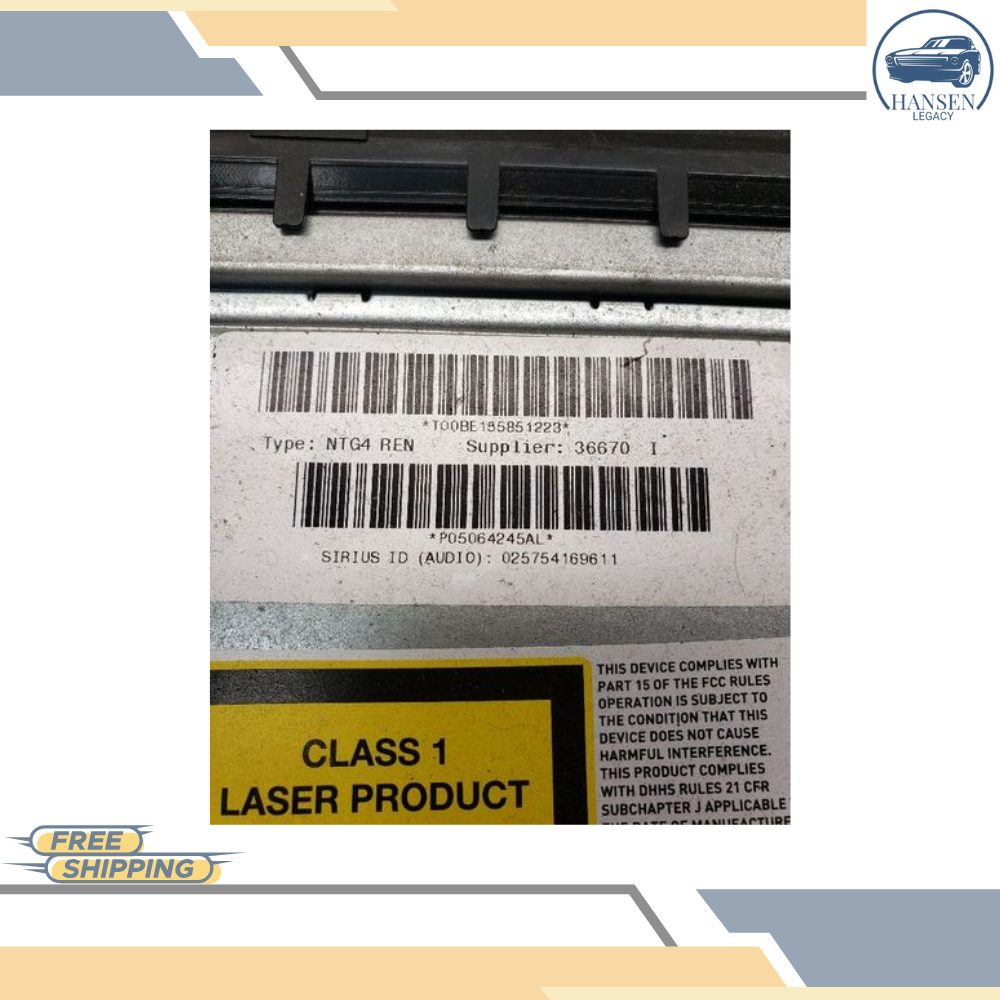 2008 CHRYSLER TOWN & COUNTRY RADIO RECEIVER REN WITH SATELLITE OEM — view 3