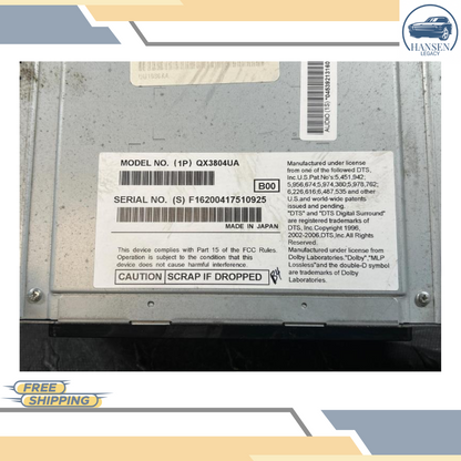 2012 Ford F-150 AM FM Radio Receiver Single Disc Satellite with Navigation OEM — view 3
