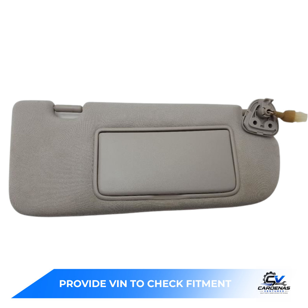 2014–2023 Infiniti Q50 RH Passenger Sunvisor Sun Visor with Mirror & Light OEM — view 2
