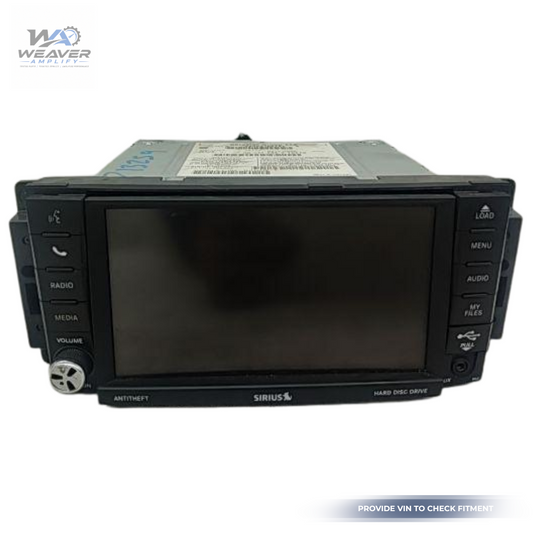 2012–2019 Chrysler Town & Country Radio Multimedia Satellite AM FM CD RBZ OEM — view 1