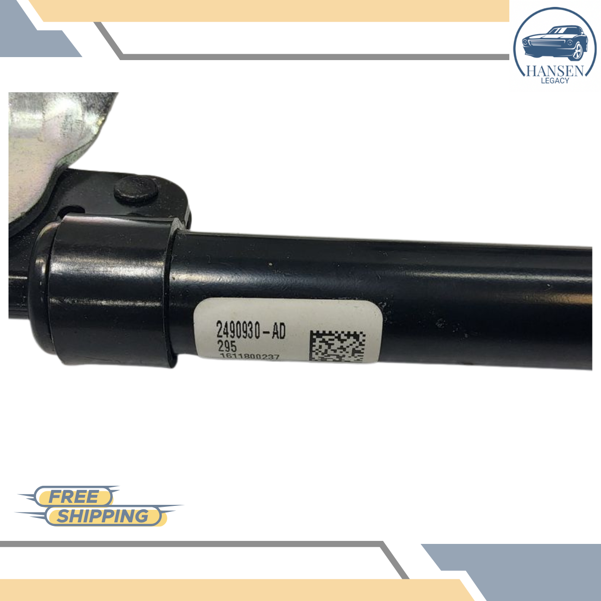 2016–2017 Ford F150 Left Driver Seat Belt Retractor Crew Cab Gray 16 17 — view 4