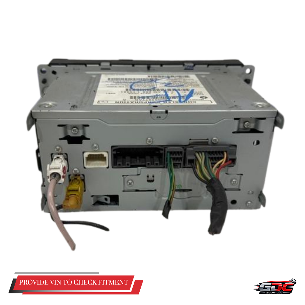 2011–2014 Chrysler 200 Radio Display Receiver AM FM CD DVD SAT OEM P05064677AG — view 4