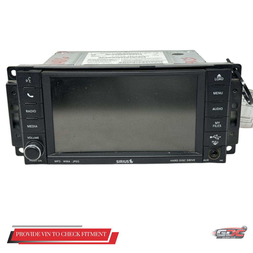 2008–2011 CHRYSLER TOWN & COUNTRY High Speed Radio CD DVD MyGig RBZ P05064879AG — view 1