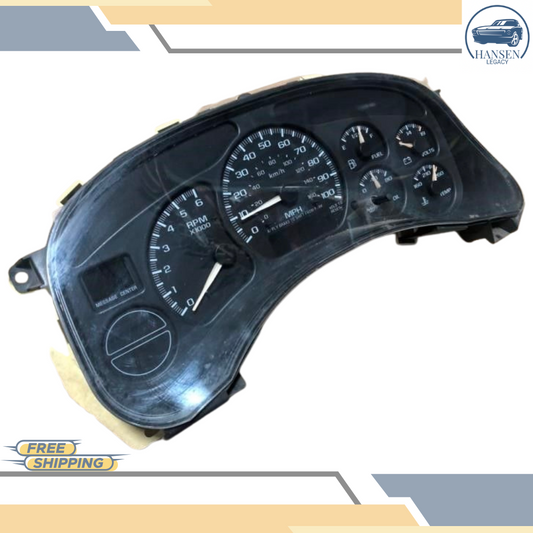 2000–2002 Chevrolet Silverado 1500 2500 3500 Speedometer Cluster MPH AT US OEM — view 1