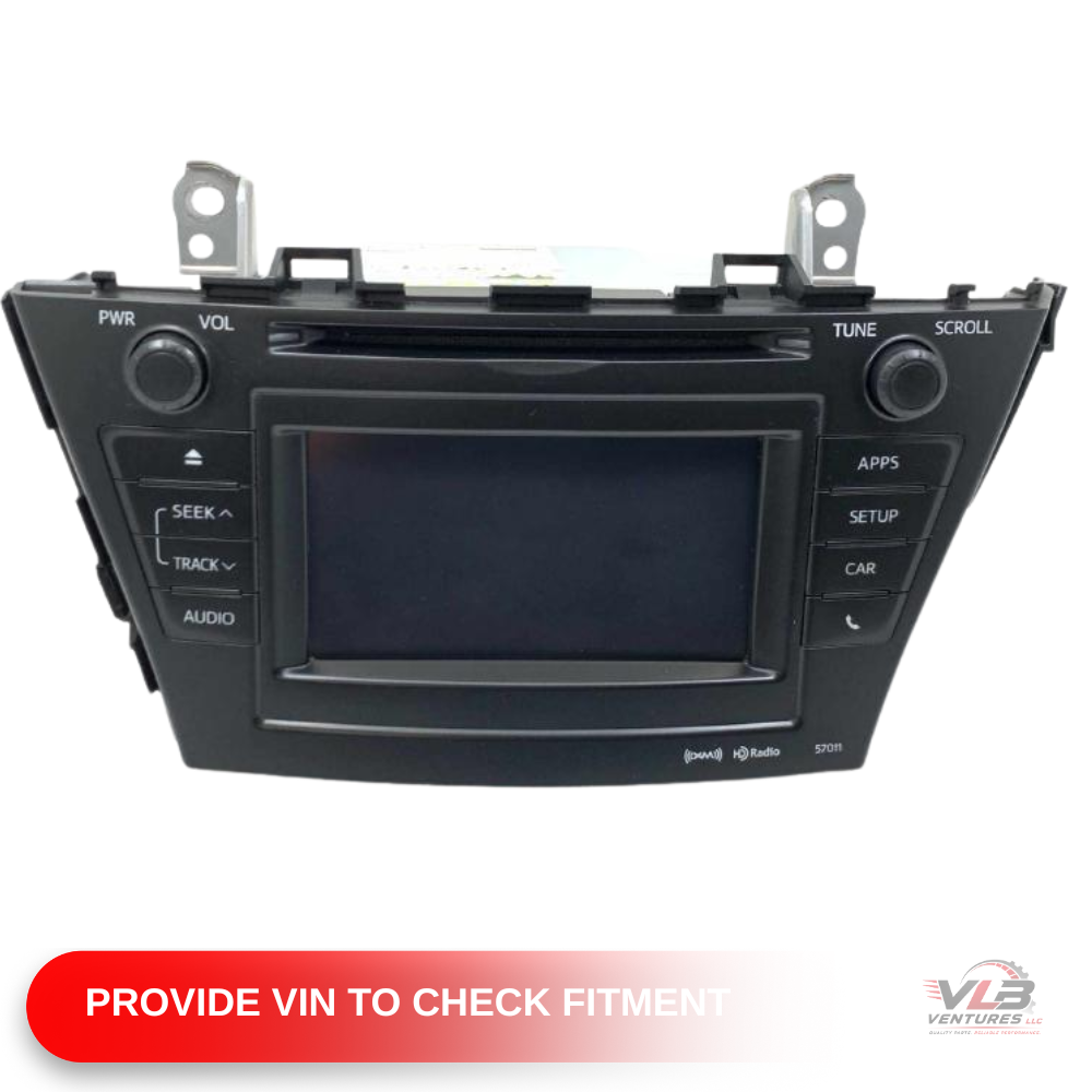 2012–2014 Toyota PRIUS Touch Screen Stereo AM FM XM HD Radio CD Player 57011 OEM — view 1